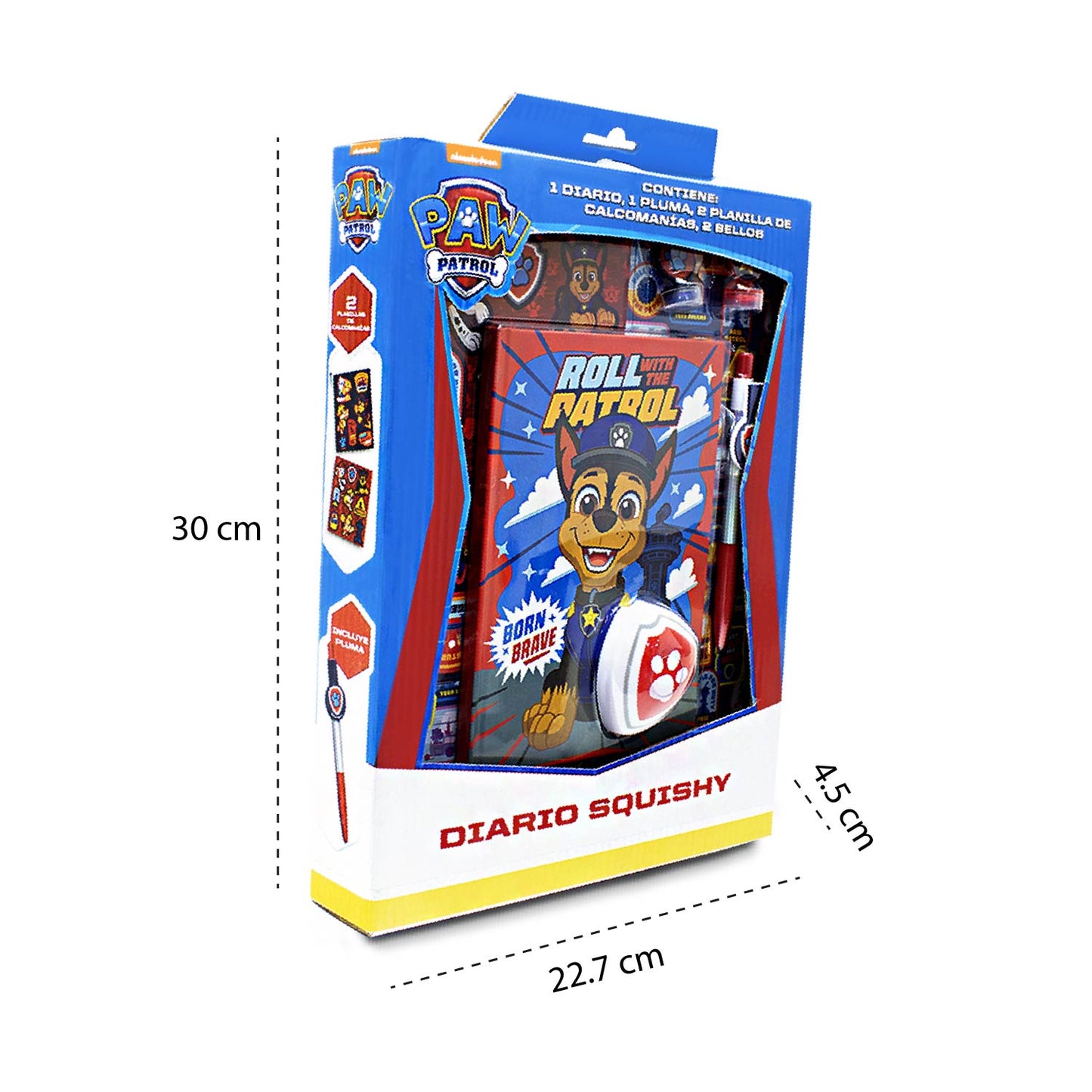 Diario con Efecto Squishy – Paw Patrol