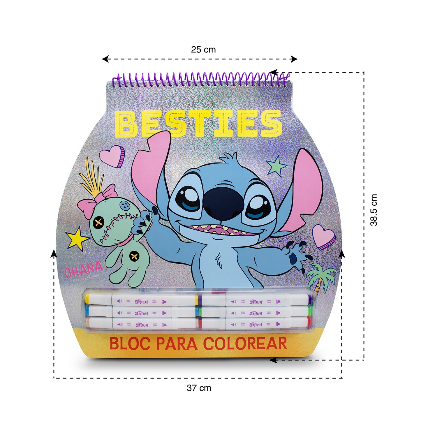 Bloc Para Colorear Lilo y Stitch