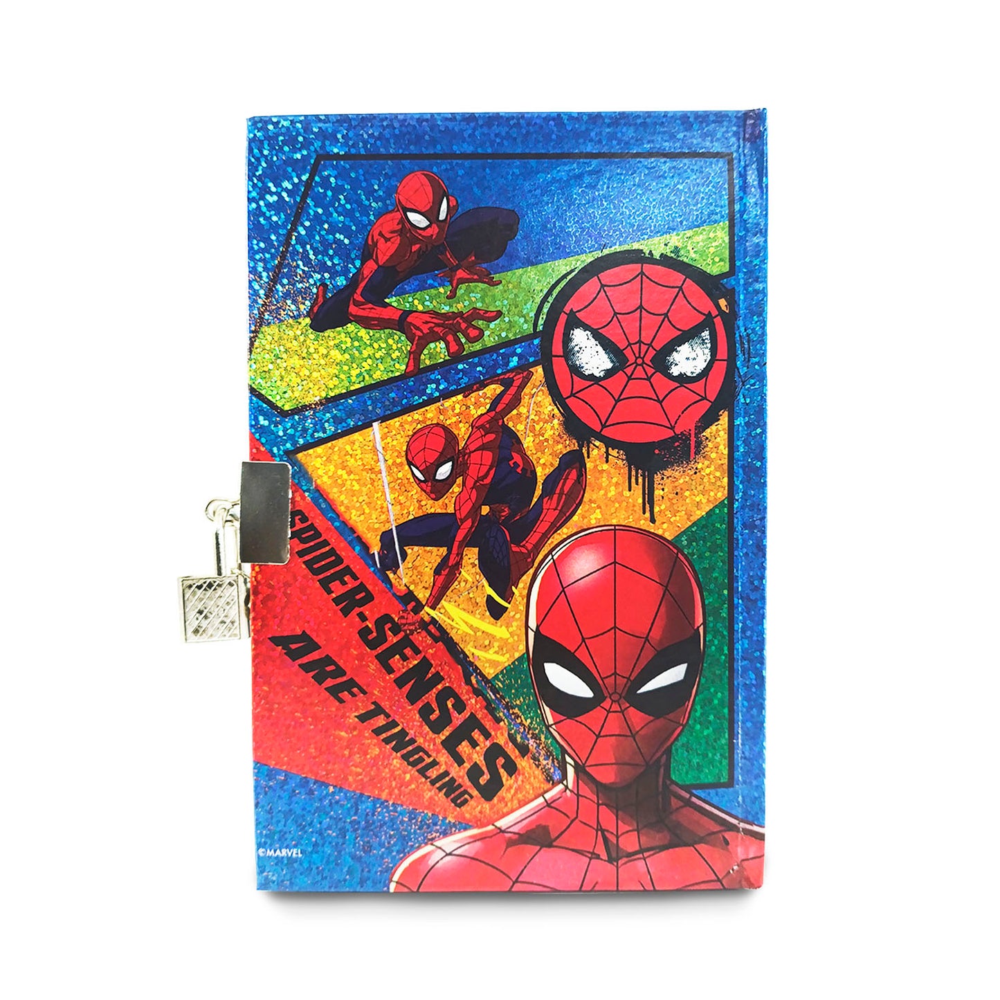 Diario con pluma y sello Spiderman