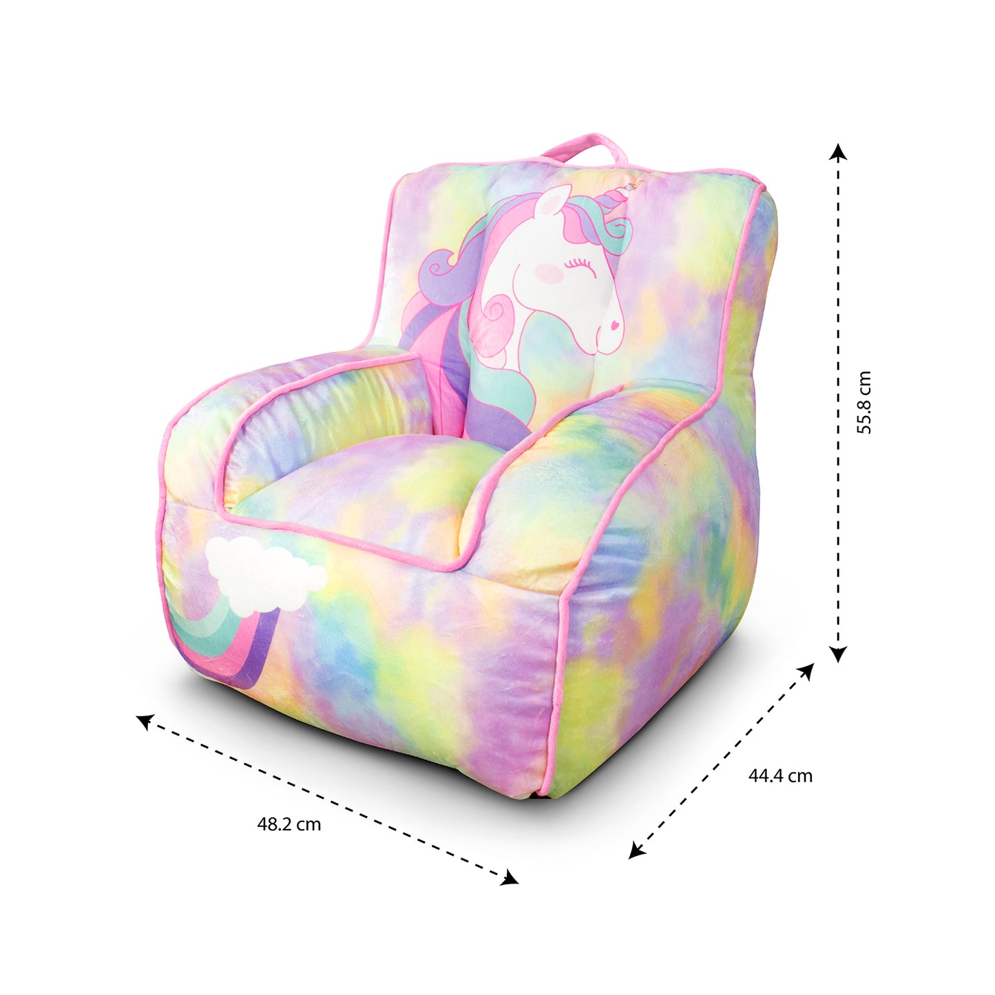 Sillón puff infantil Unicornio