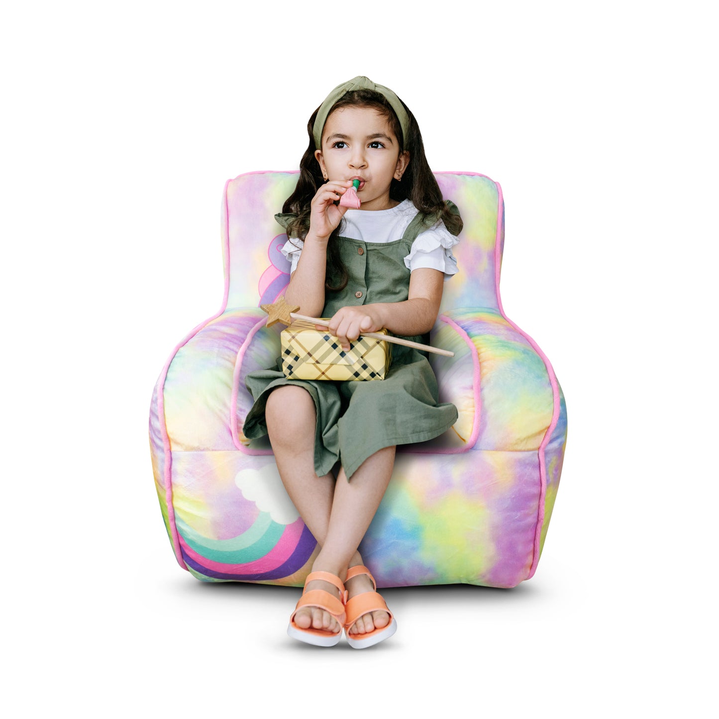 Sillón puff infantil Unicornio