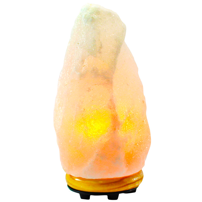 Lámpara Natural De Sal Blanca