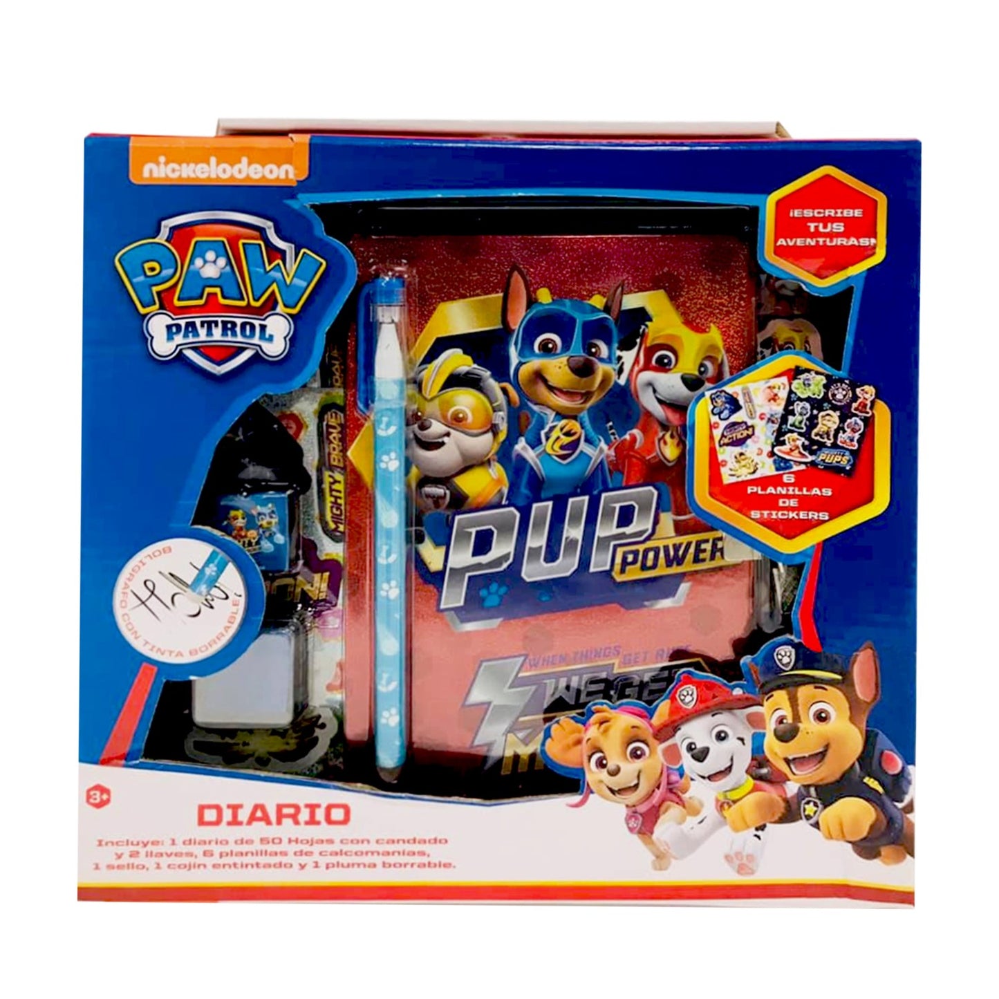 Diario Paw Patrol Niño
