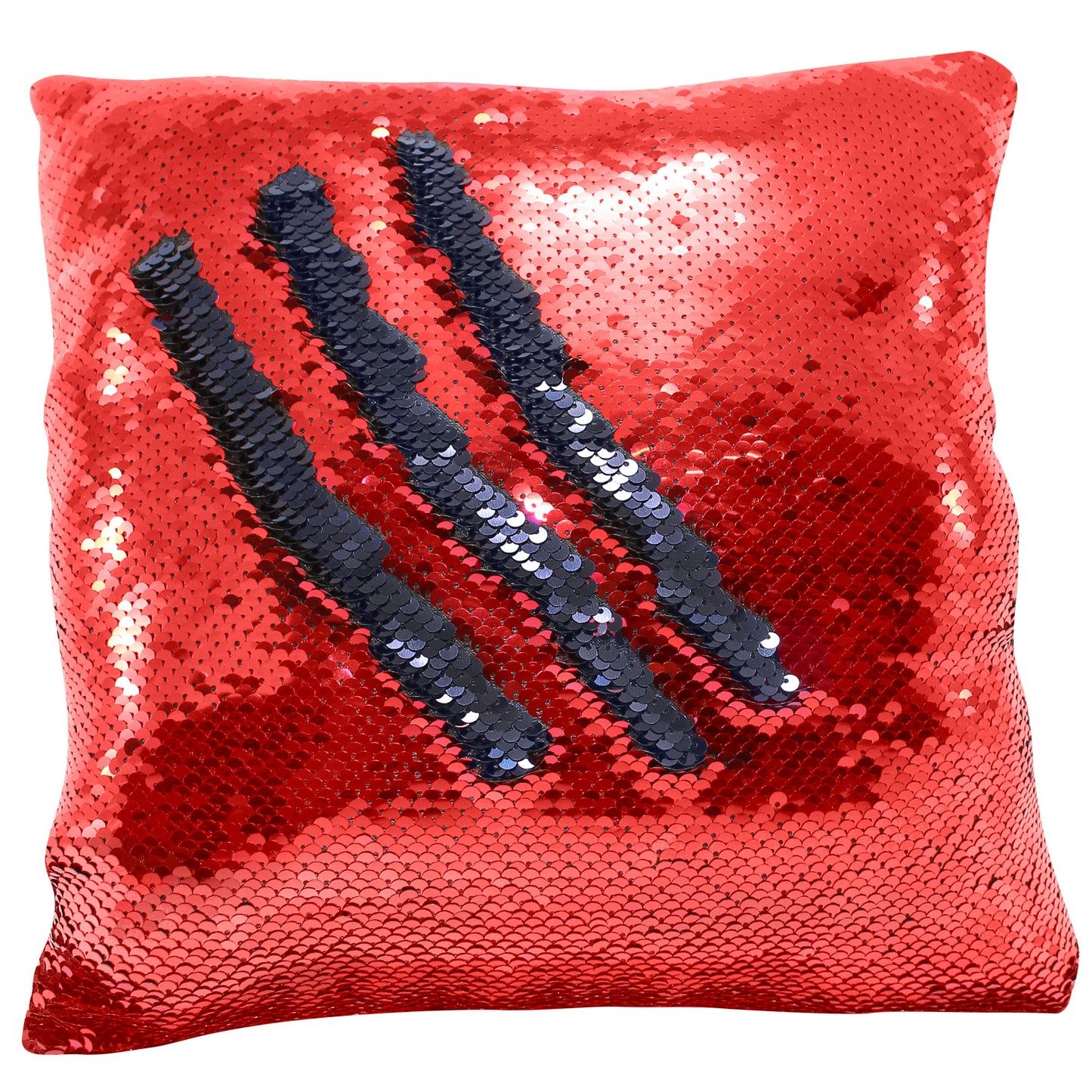 Cojín Decorativo Rojo Reversible