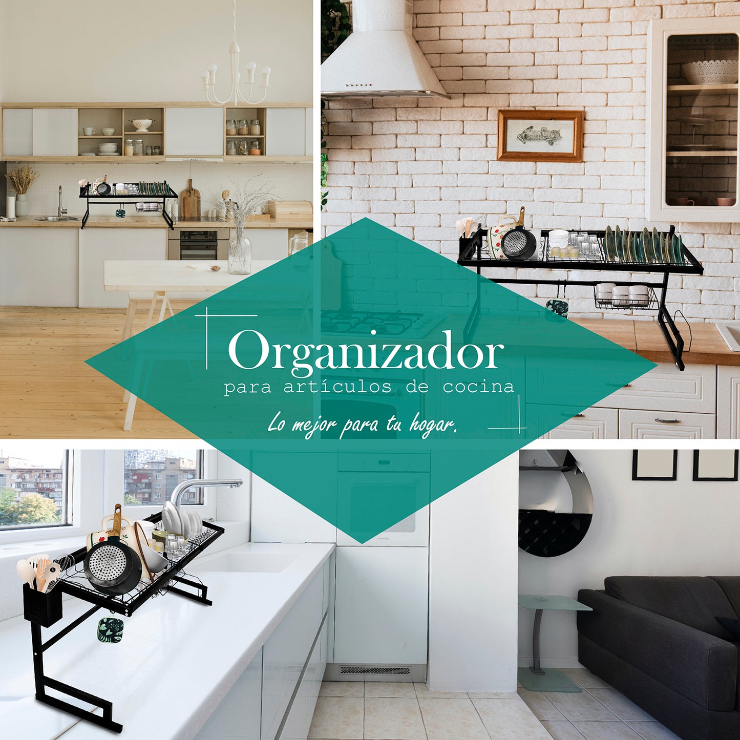 Escurridor y organizador para trastes