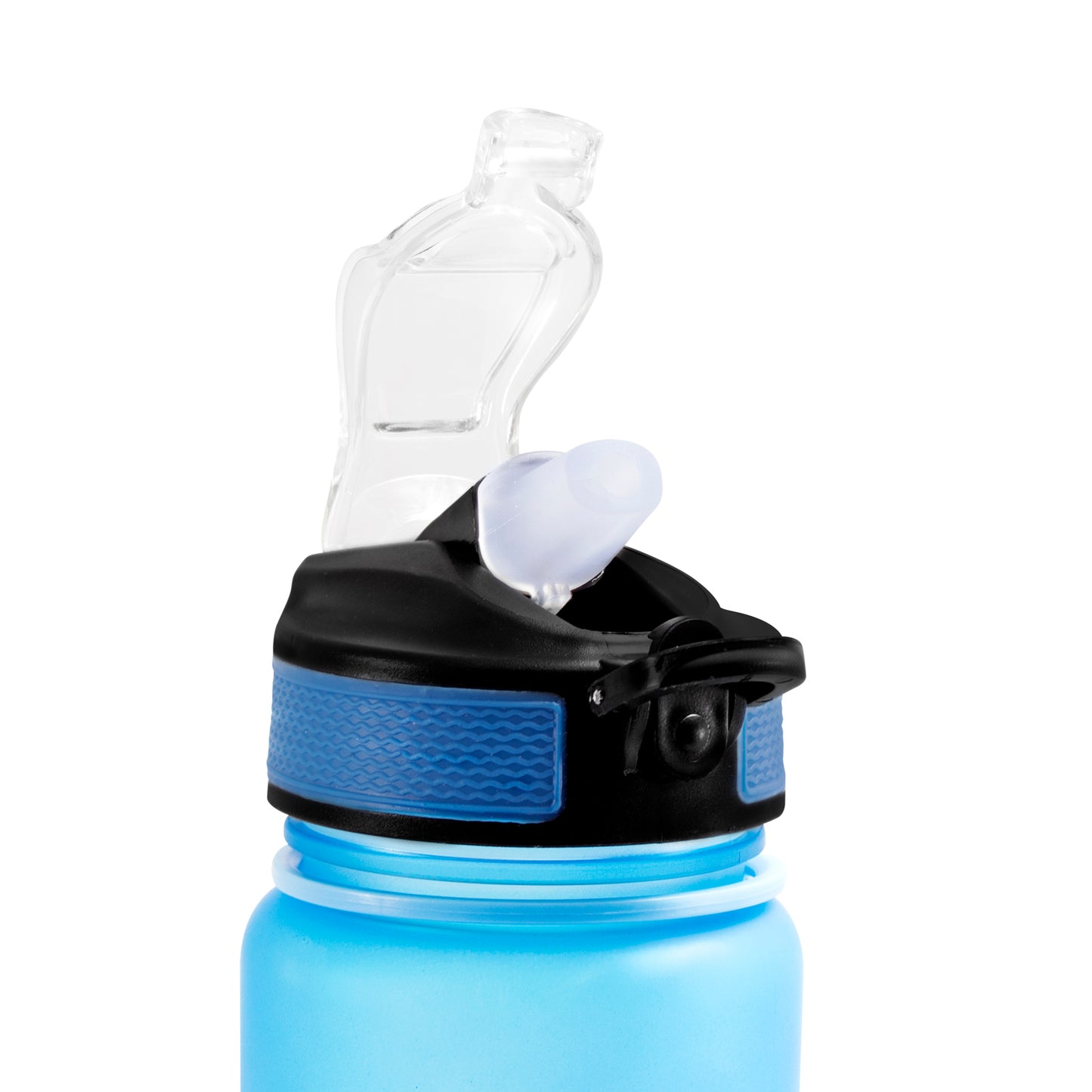 Botella Motivacional 1 litro azul/rosa