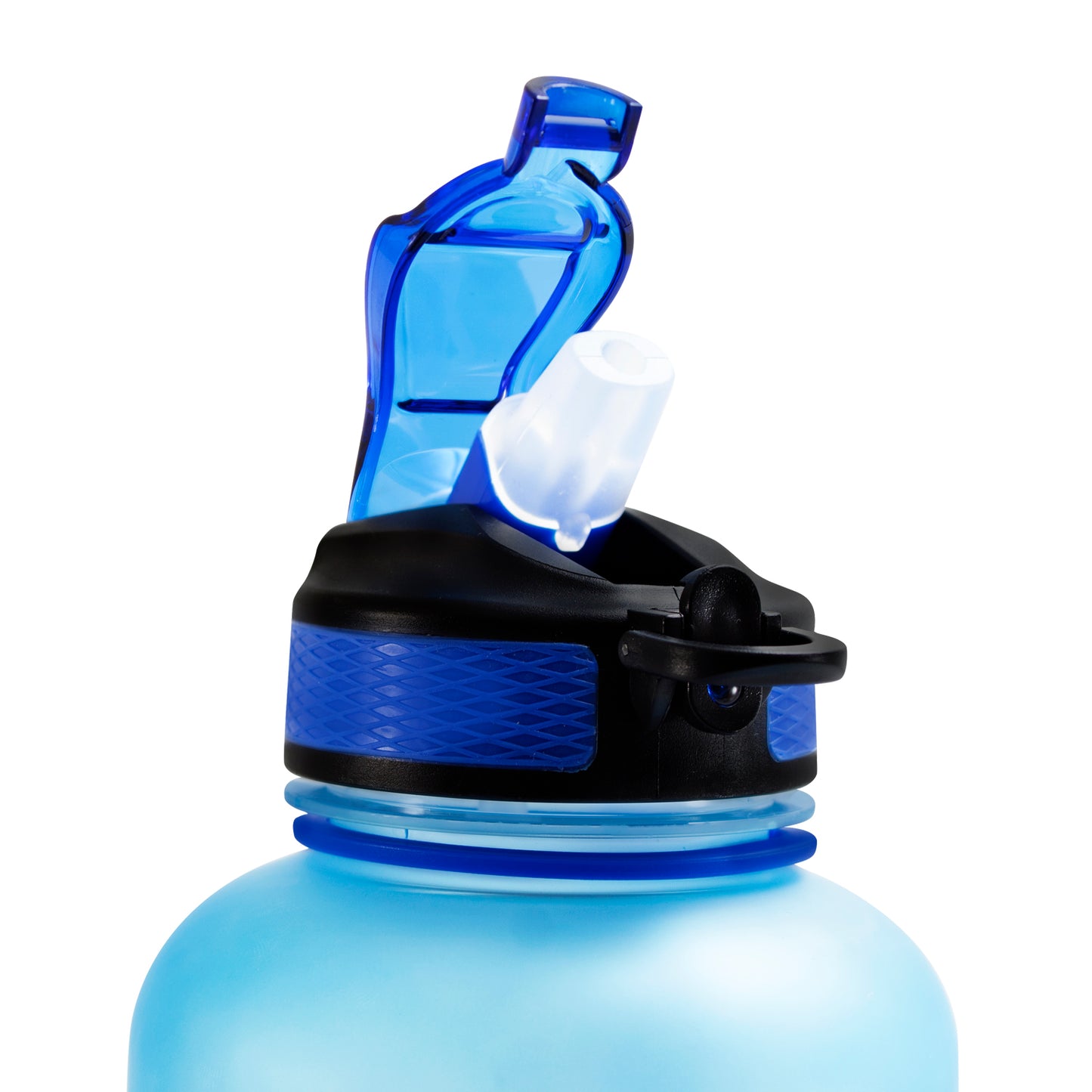Botella Motivacional 2 litros azul/rosa