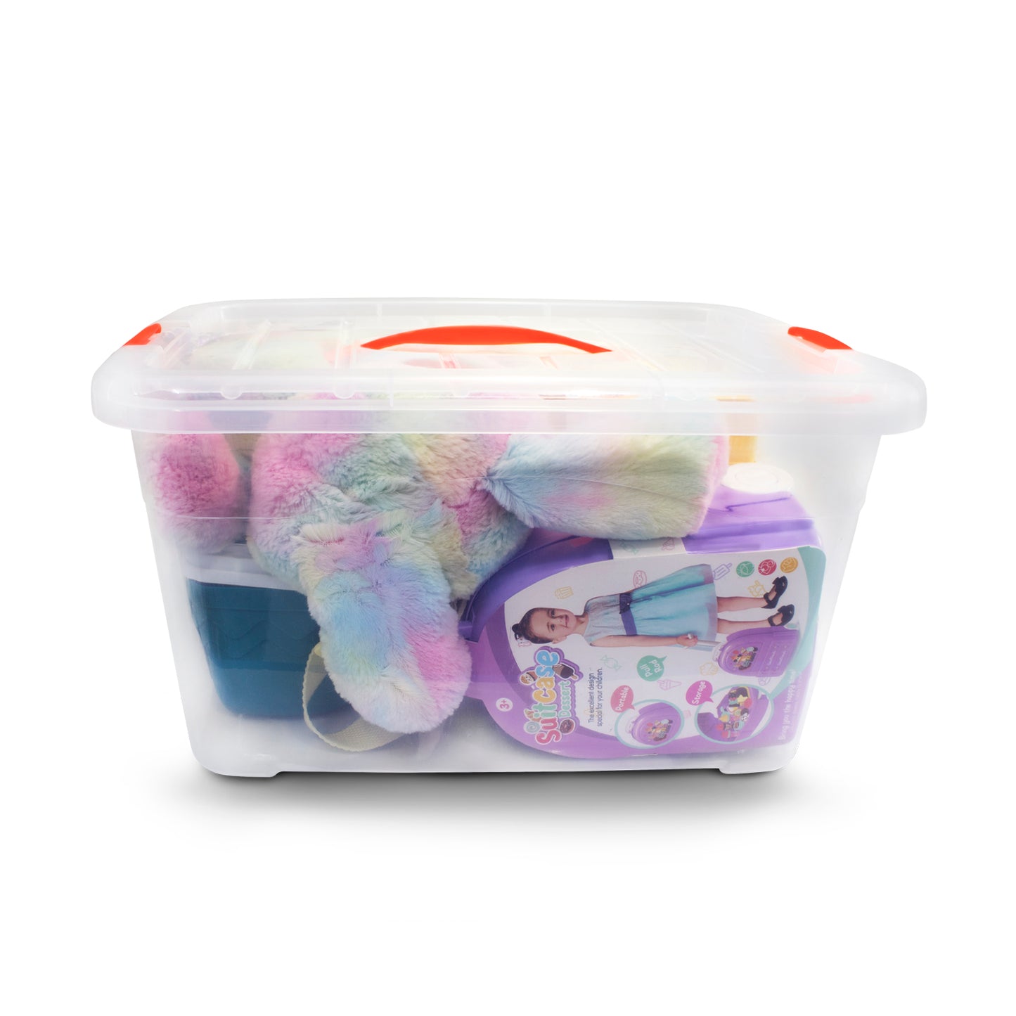 Cajas De Almacenamiento Transparentes Con Tapa 6 Piezas