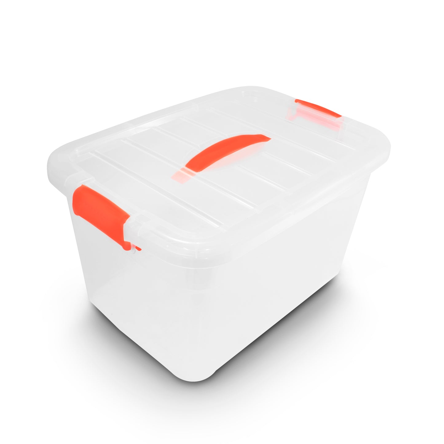 Cajas De Almacenamiento Transparentes Con Tapa 6 Piezas