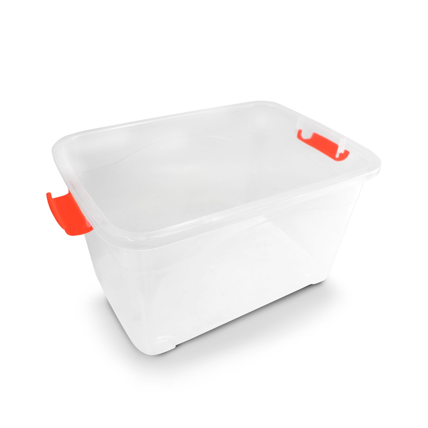 Cajas De Almacenamiento Transparentes Con Tapa 6 Piezas