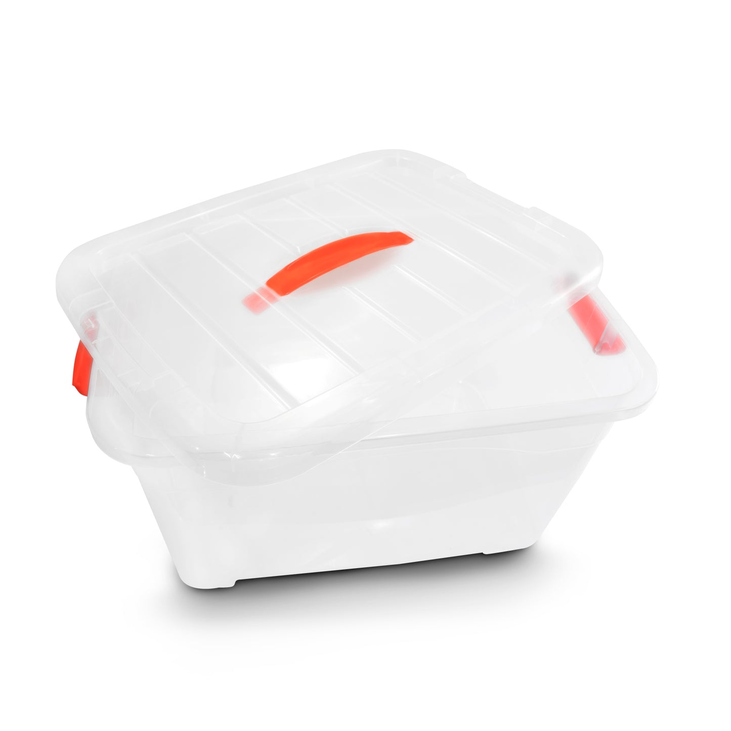 Cajas De Almacenamiento Transparentes Con Tapa 6 Piezas
