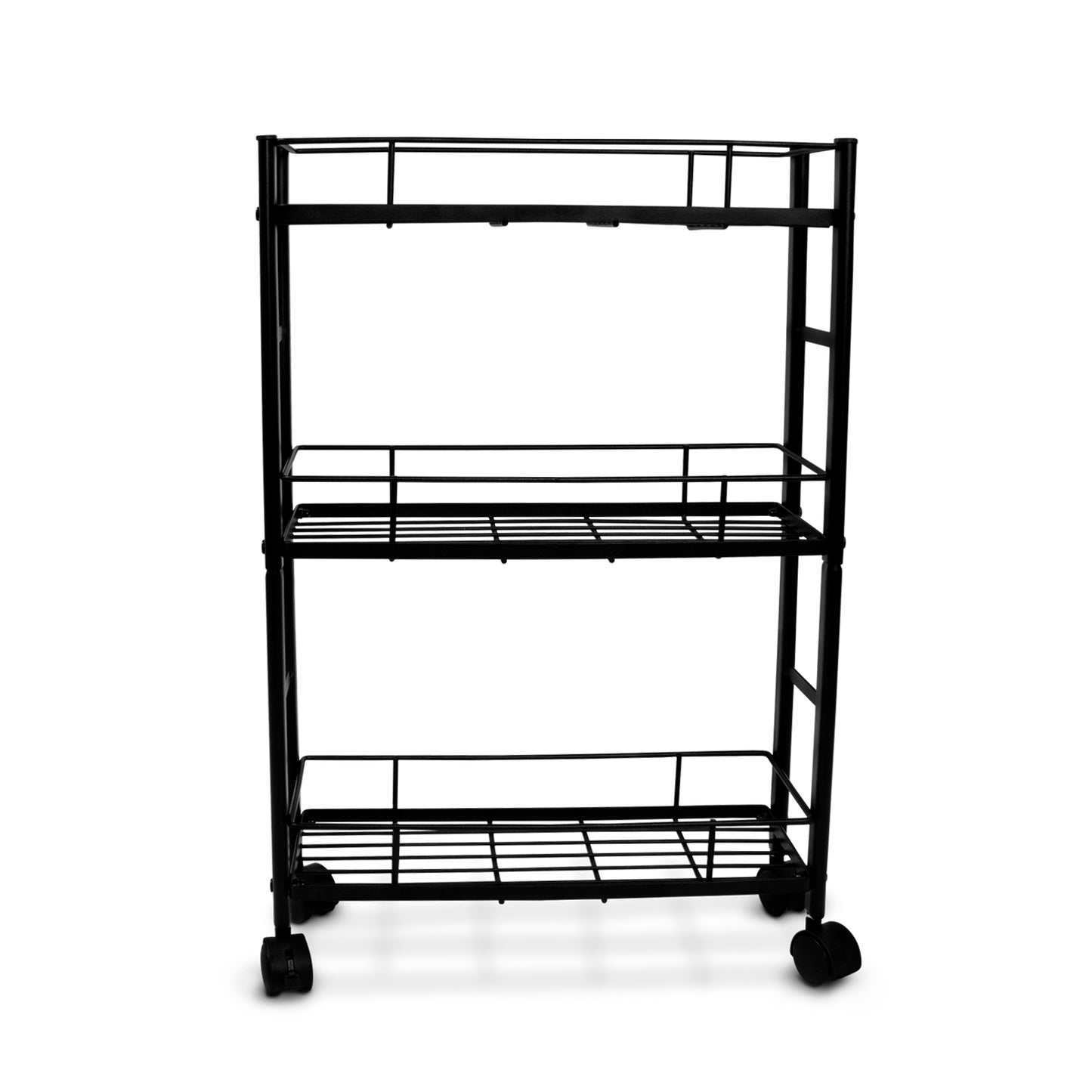 Carro Organizador metálico color Negro 3 Niveles