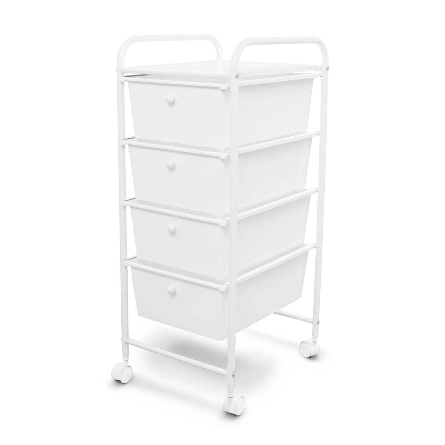 Carrito Organizador Blanco 4 cajones