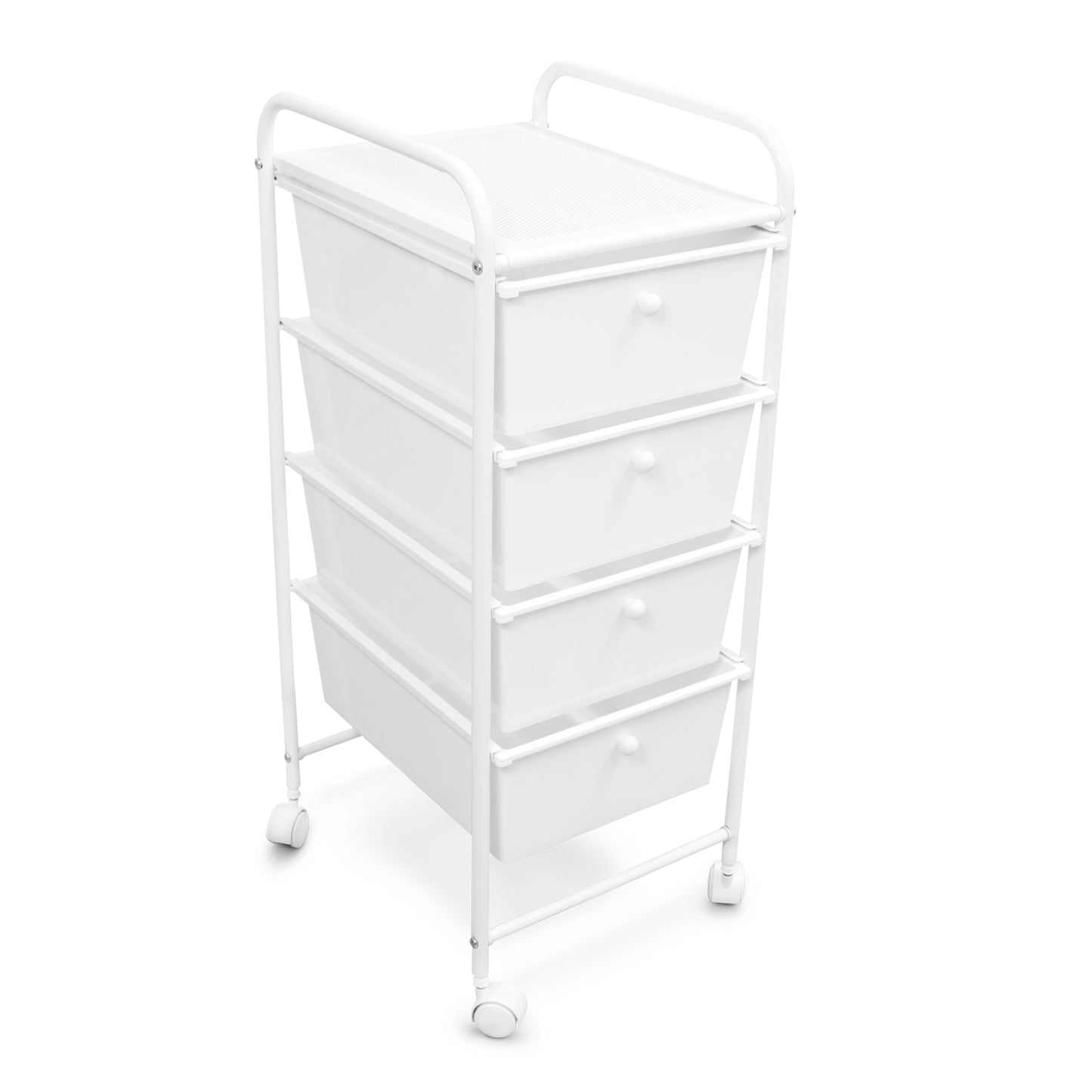 Carrito Organizador Blanco 4 cajones