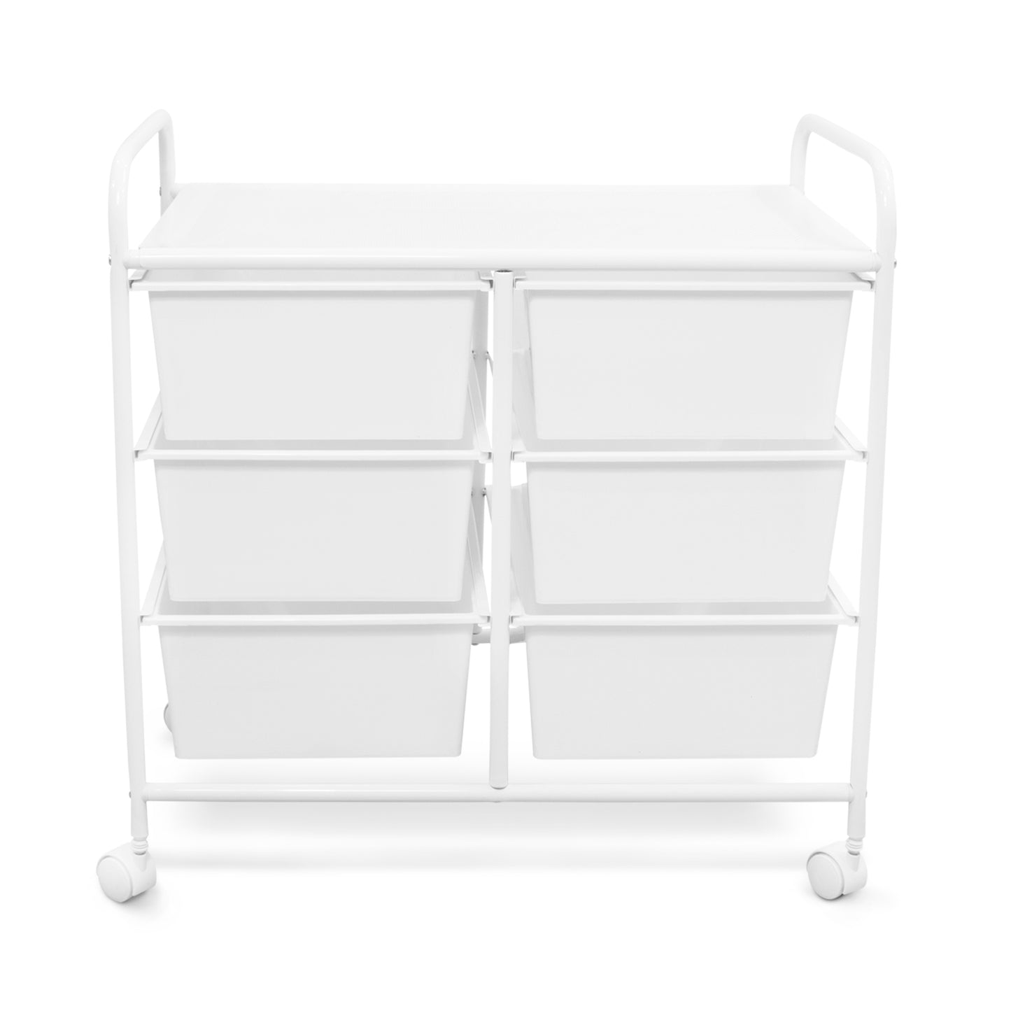 Carrito organizador Blanco 6 cajones