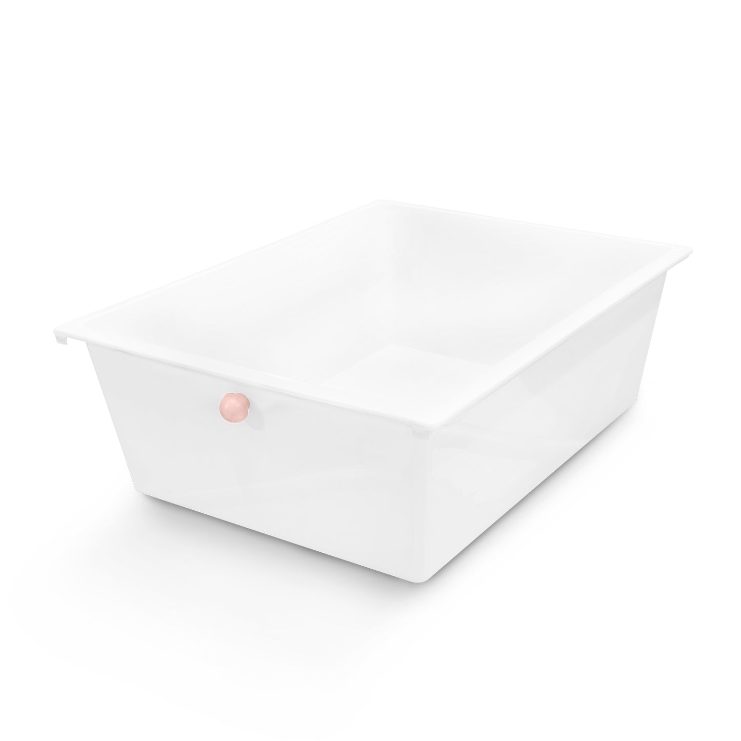 Organizador 6 cajones blanco/rosa