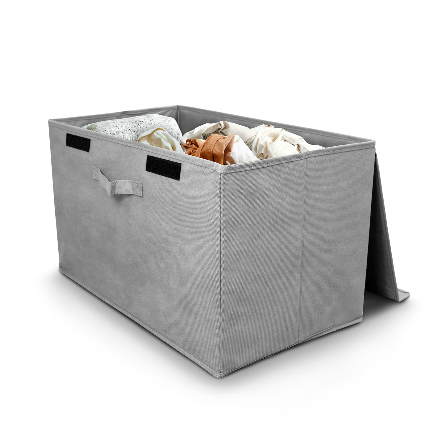 Cesto para Ropa Sucia Rectangular en color Gris