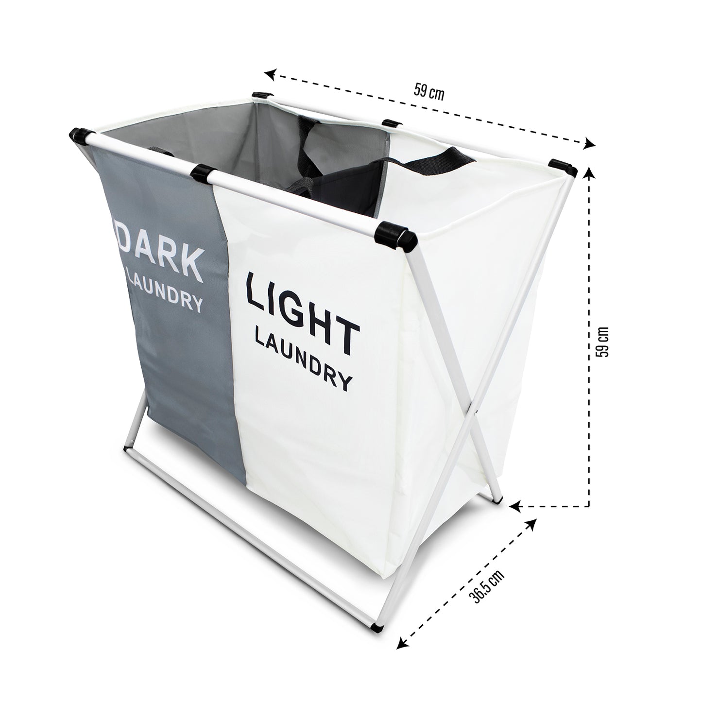 Cesto para ropa 2 separaciones