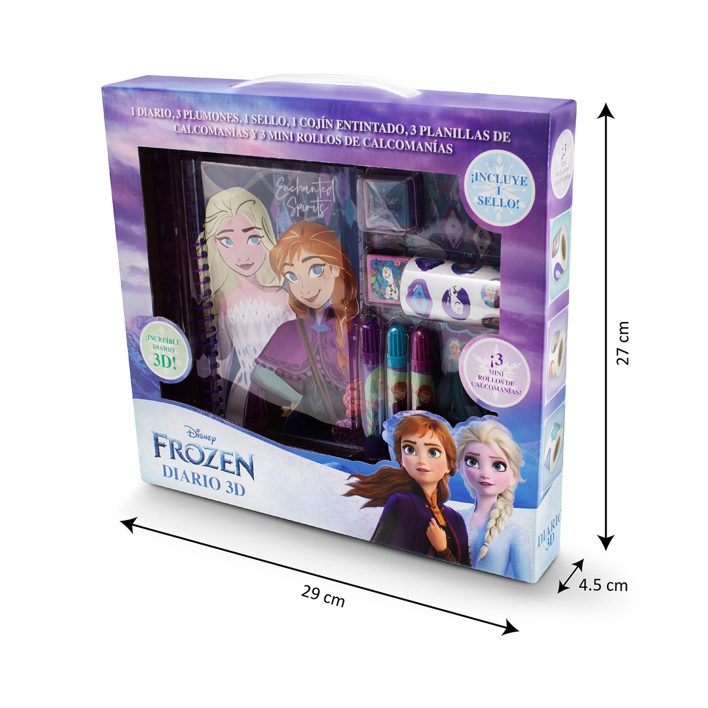Diario 3D Frozen