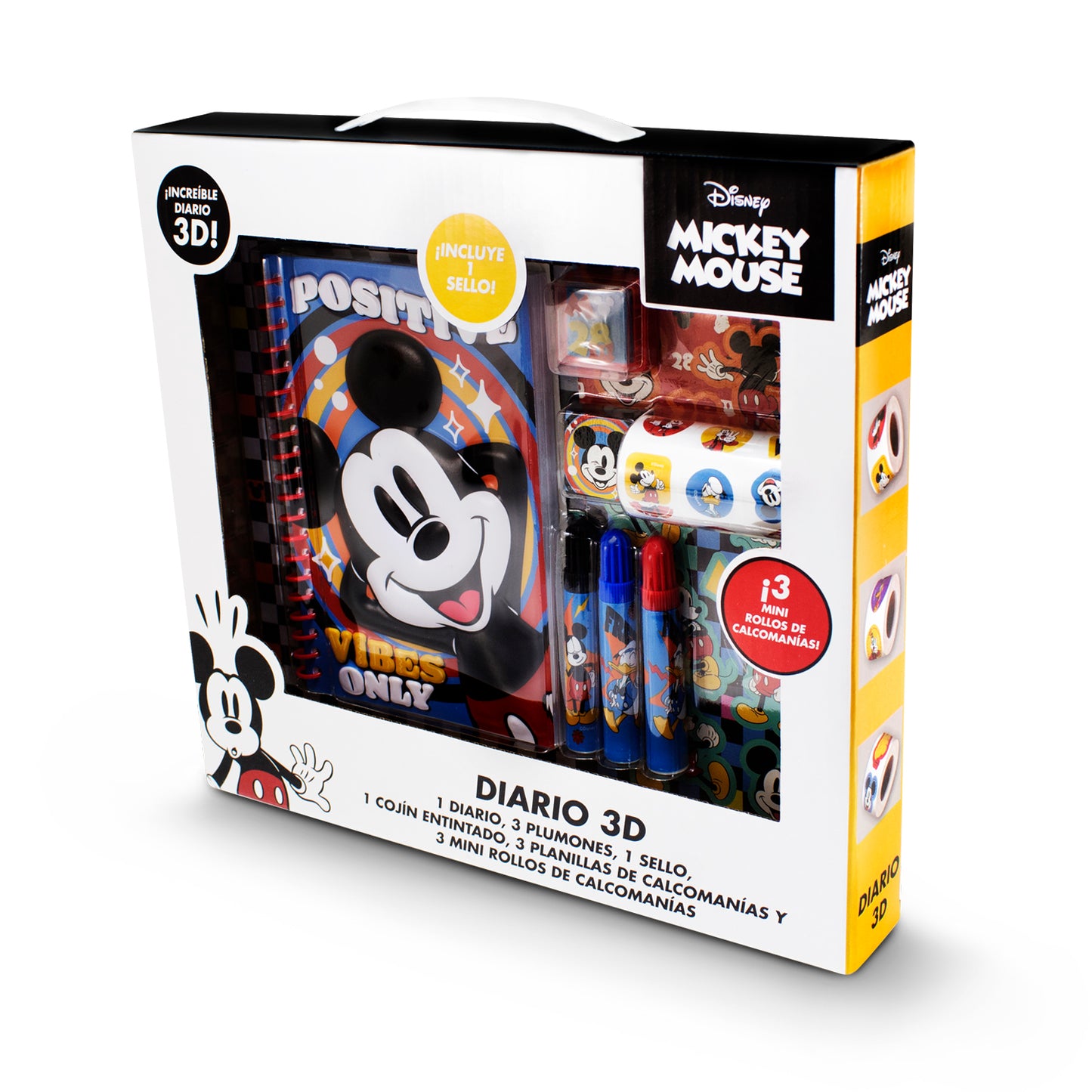 Diario 3D Mickey Mouse