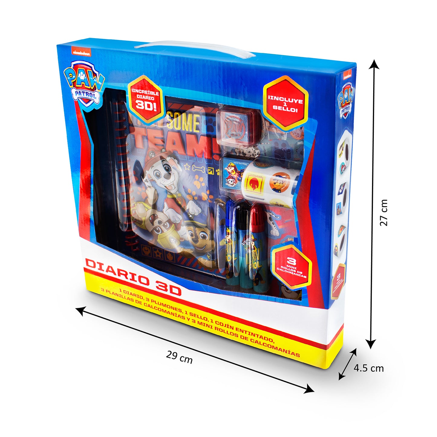 Diario 3D Paw Patrol