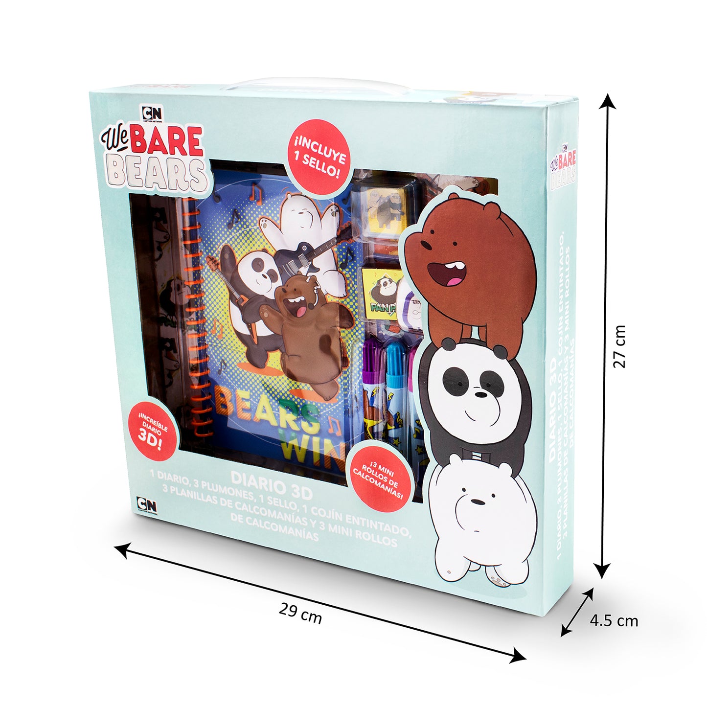 Diario 3D Osos Escandalosos