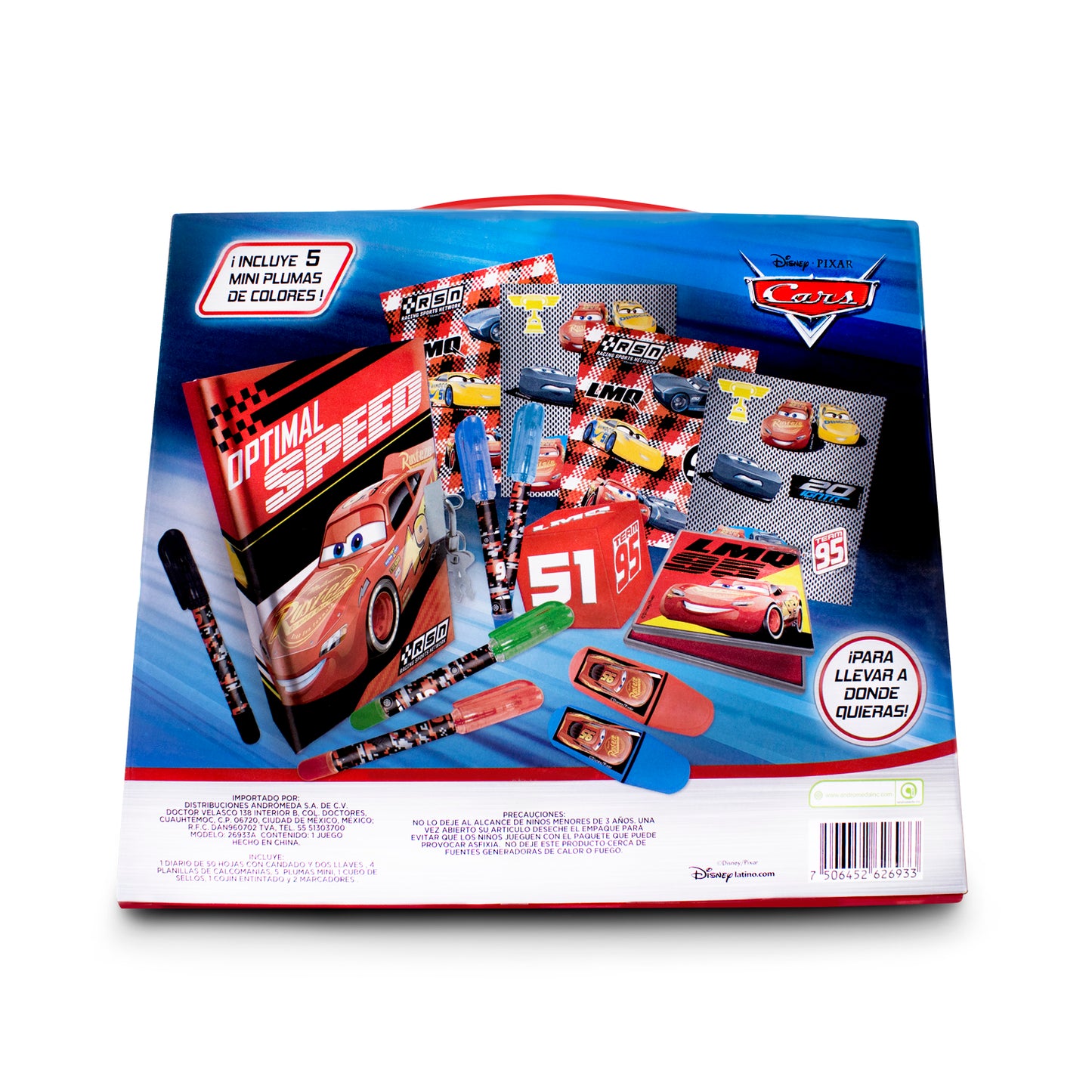 Diario para llevar Cars