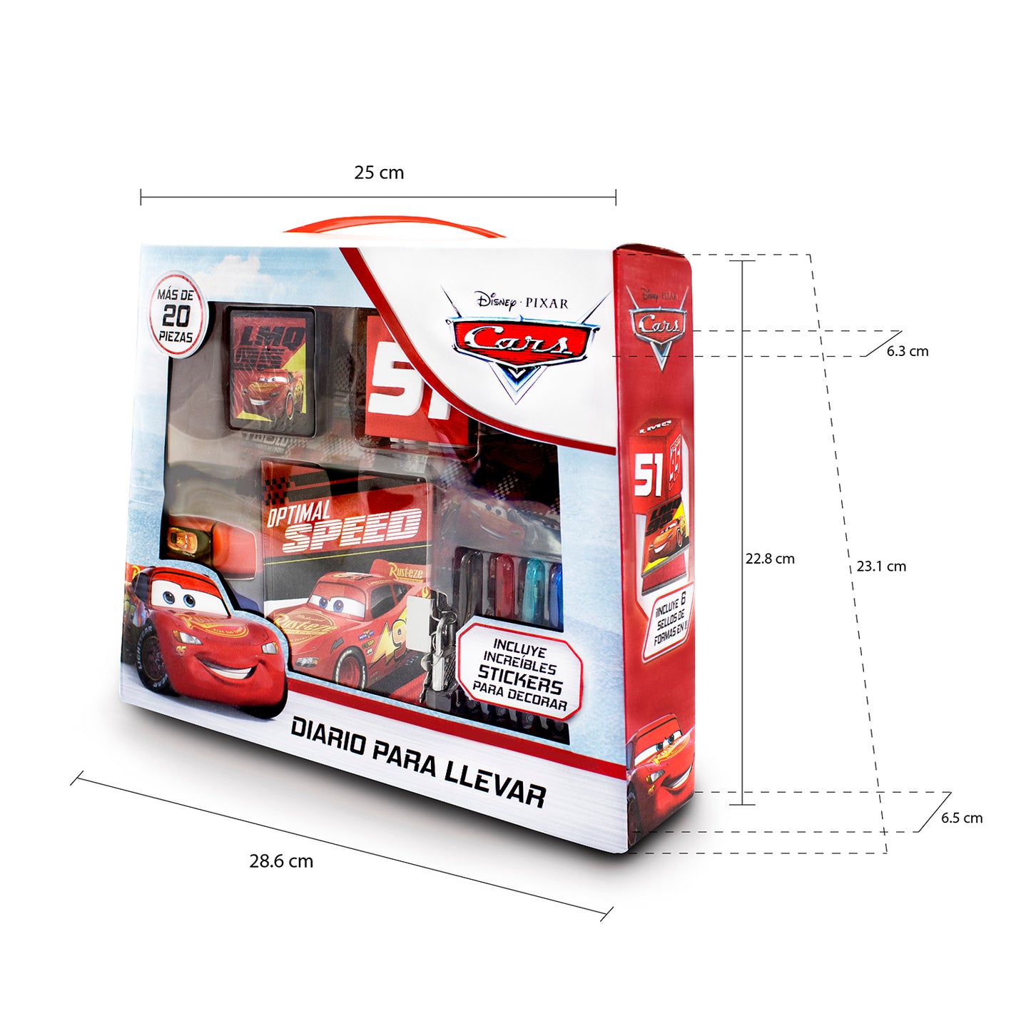 Diario para llevar Cars