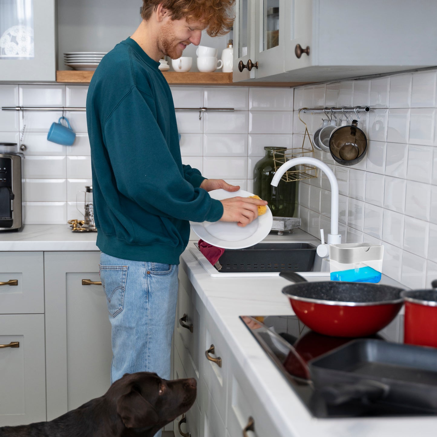 Dispensador de jabón para cocina