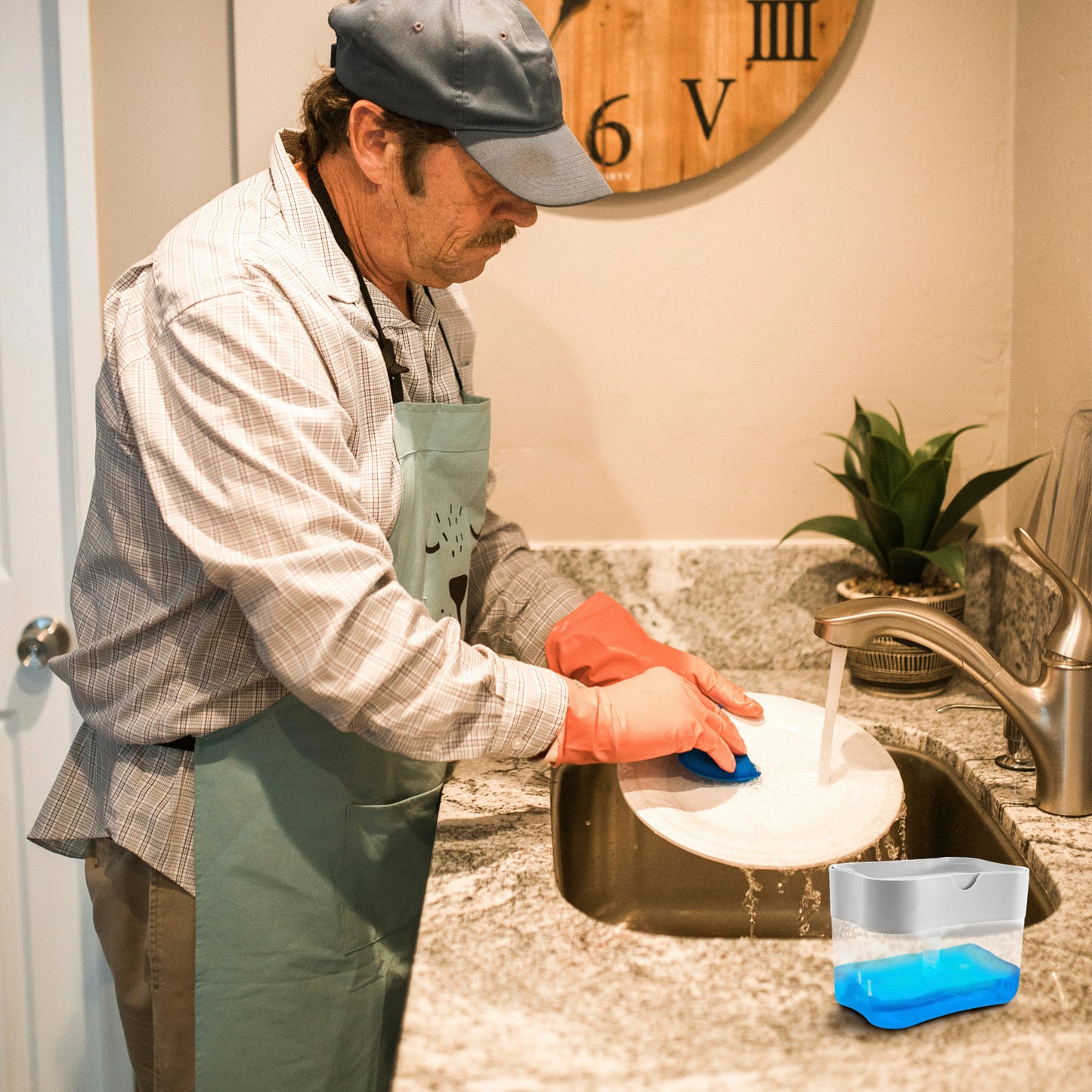 Dispensador de jabón para cocina