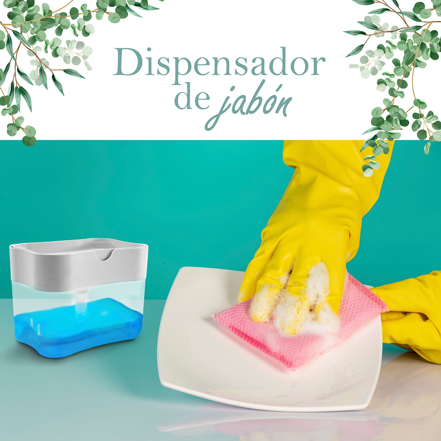 Dispensador de jabón para cocina