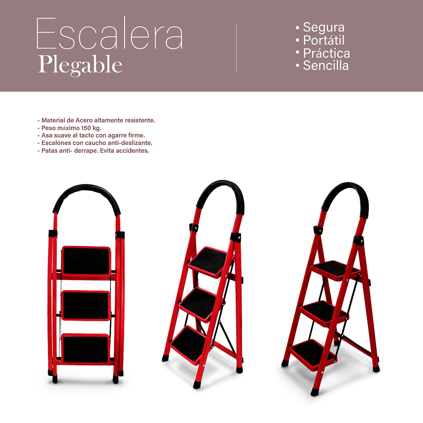 Escalera plegable