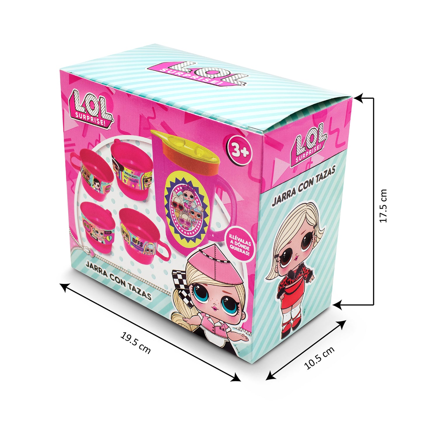 Jarra con tazas LOL Surprise