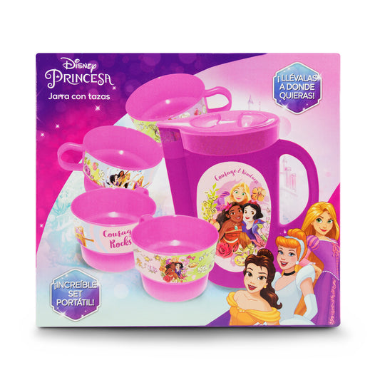 Jarra con tazas Princesas Disney