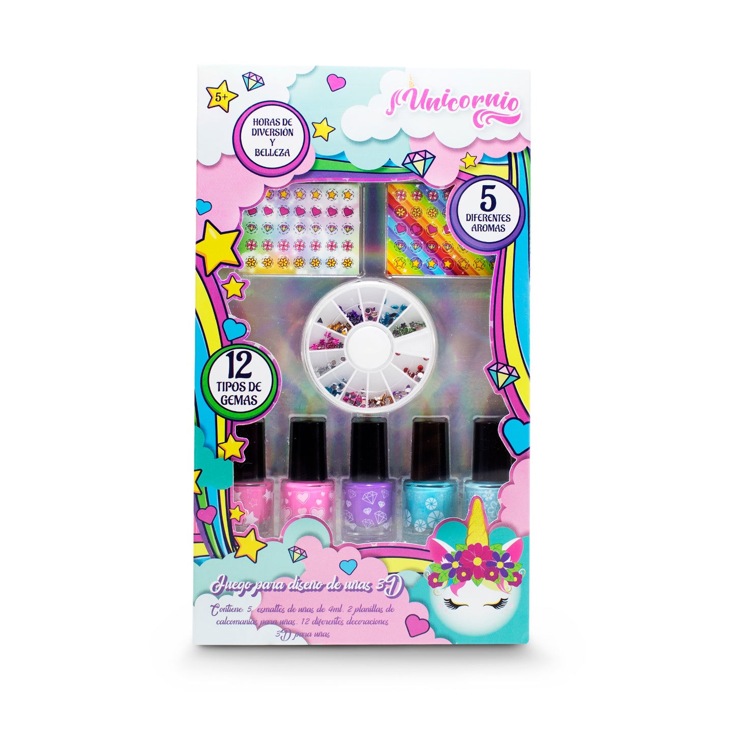 Juego para diseño de uñas 3D