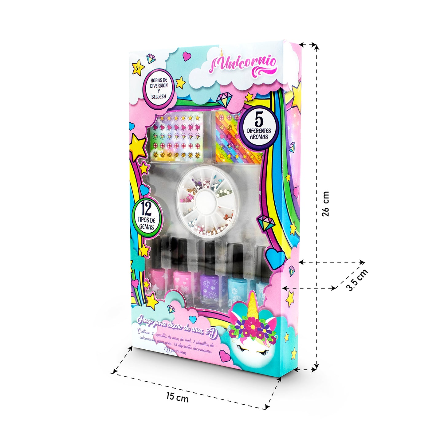 Juego para diseño de uñas 3D