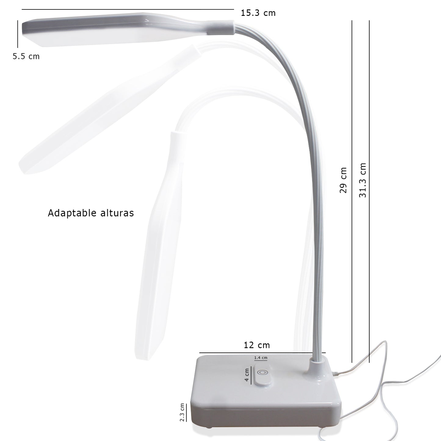 Lámpara de Escritorio LED Recargable