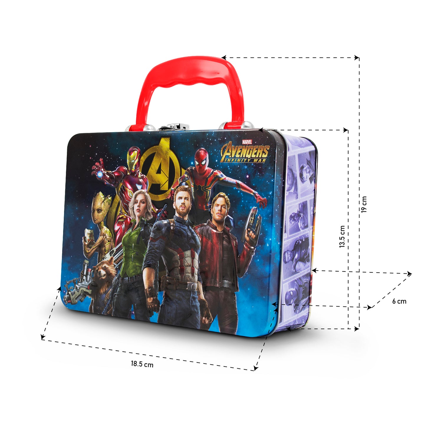 Lonchera Metálica chica Avengers