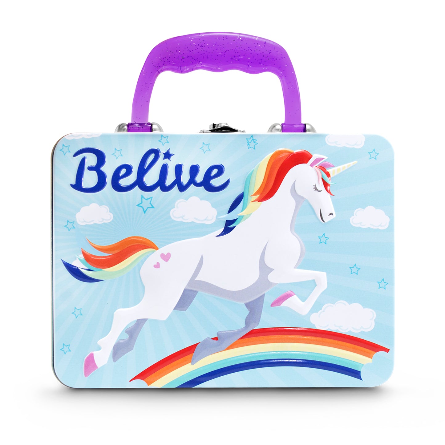 Lonchera metálica Unicornio