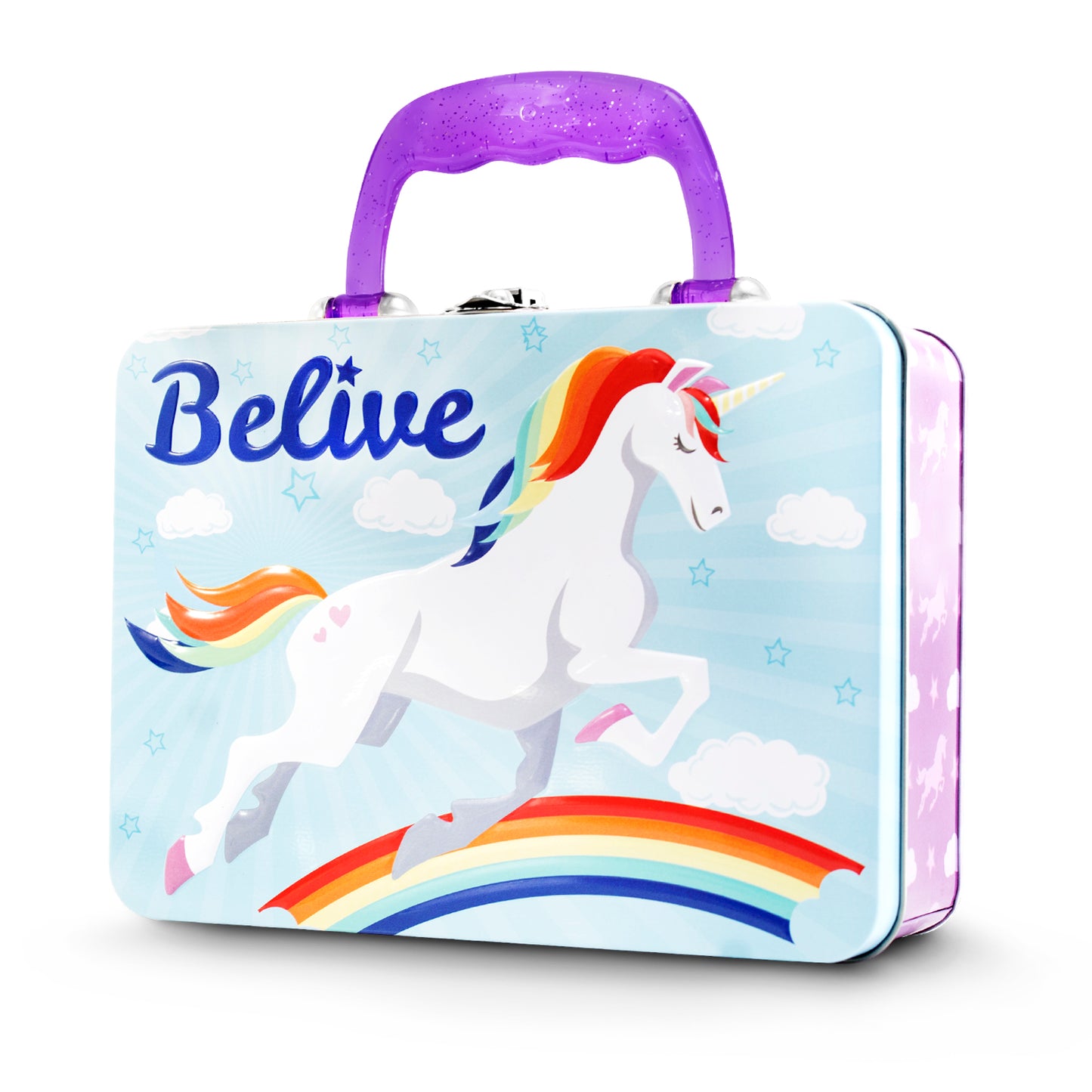 Lonchera metálica Unicornio