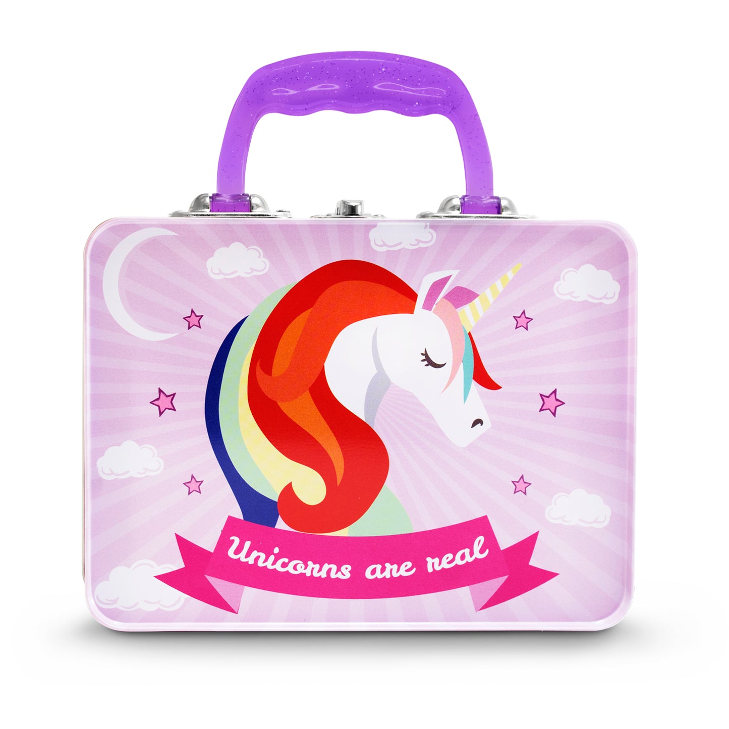 Lonchera metálica Unicornio