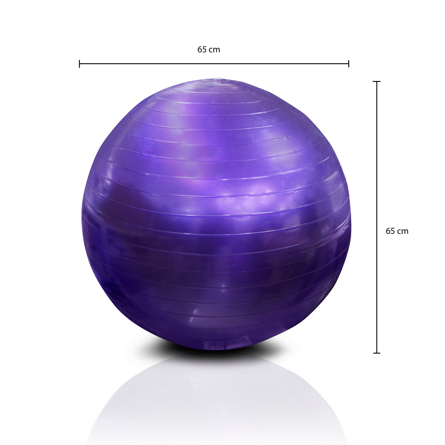 Pelota de Yoga 65 cm Morada