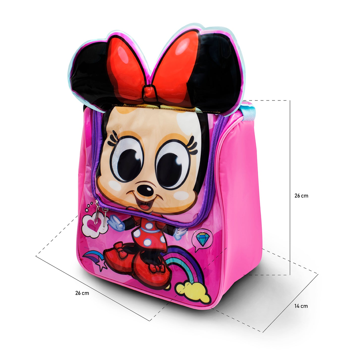 Lonchera para niñas Baby Minnie Tipo Mochila