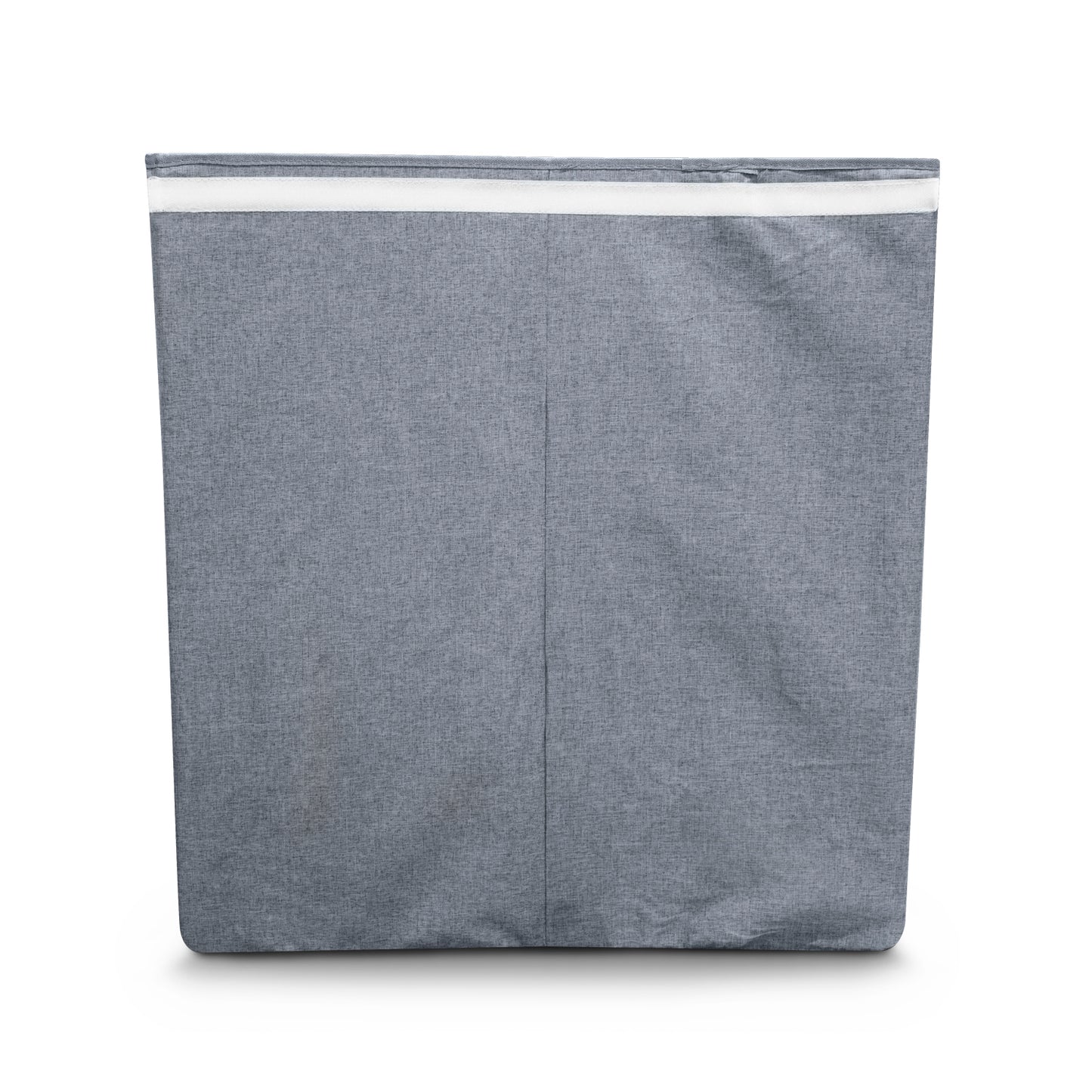 Cesto para Ropa Sucia Gris con Tapa y división