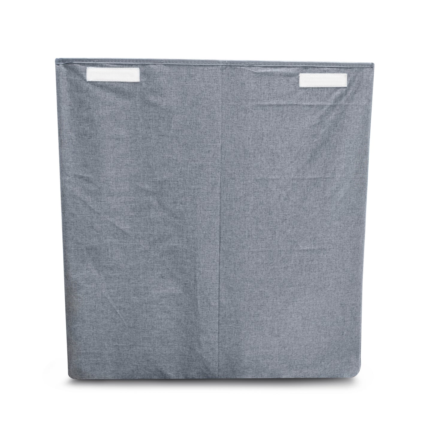 Cesto para Ropa Sucia Gris con Tapa y división