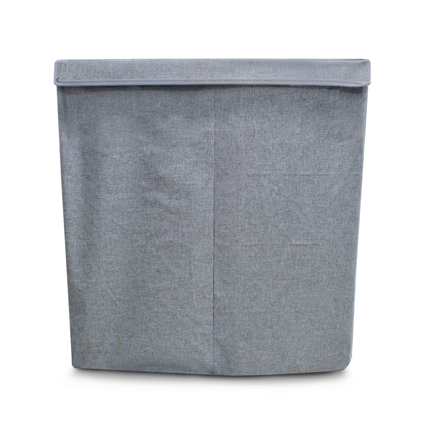 Cesto para Ropa Sucia Gris con Tapa y división