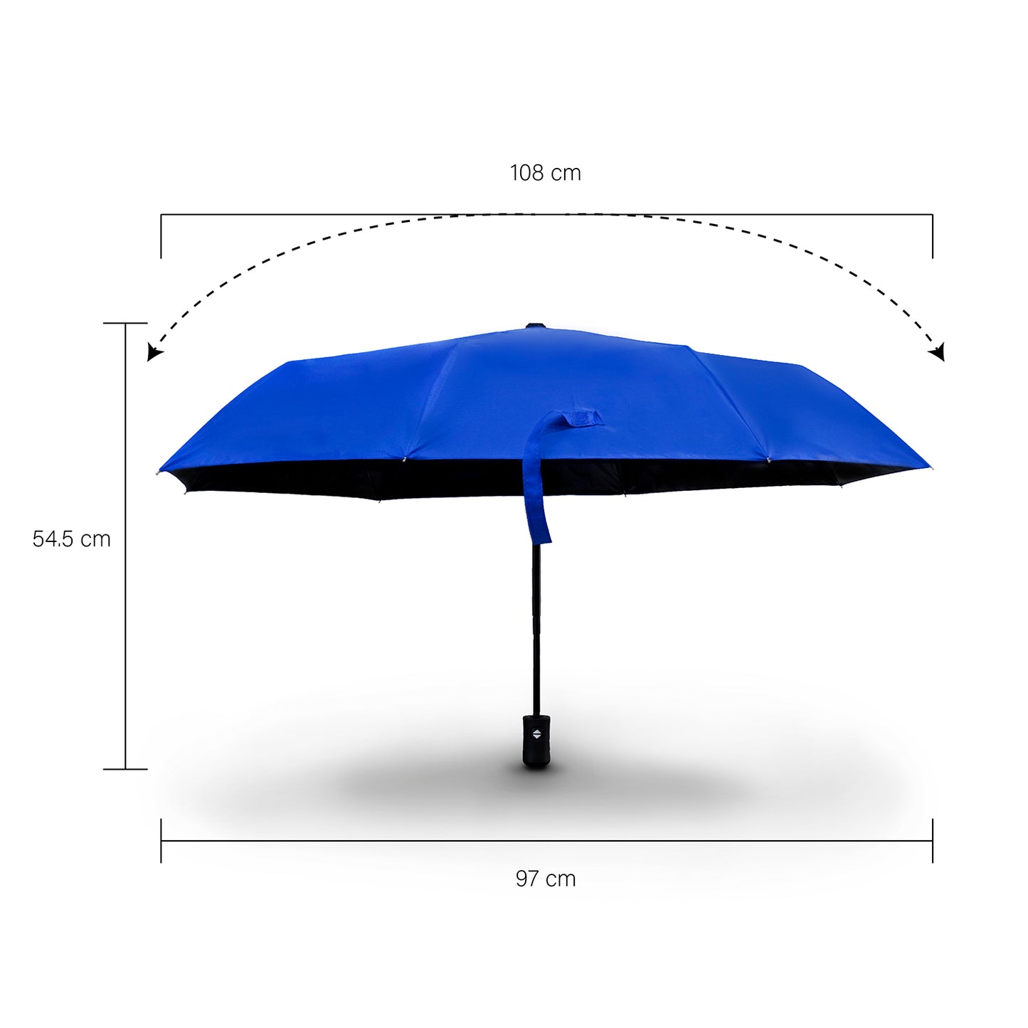 Sombrilla de bolsillo azul