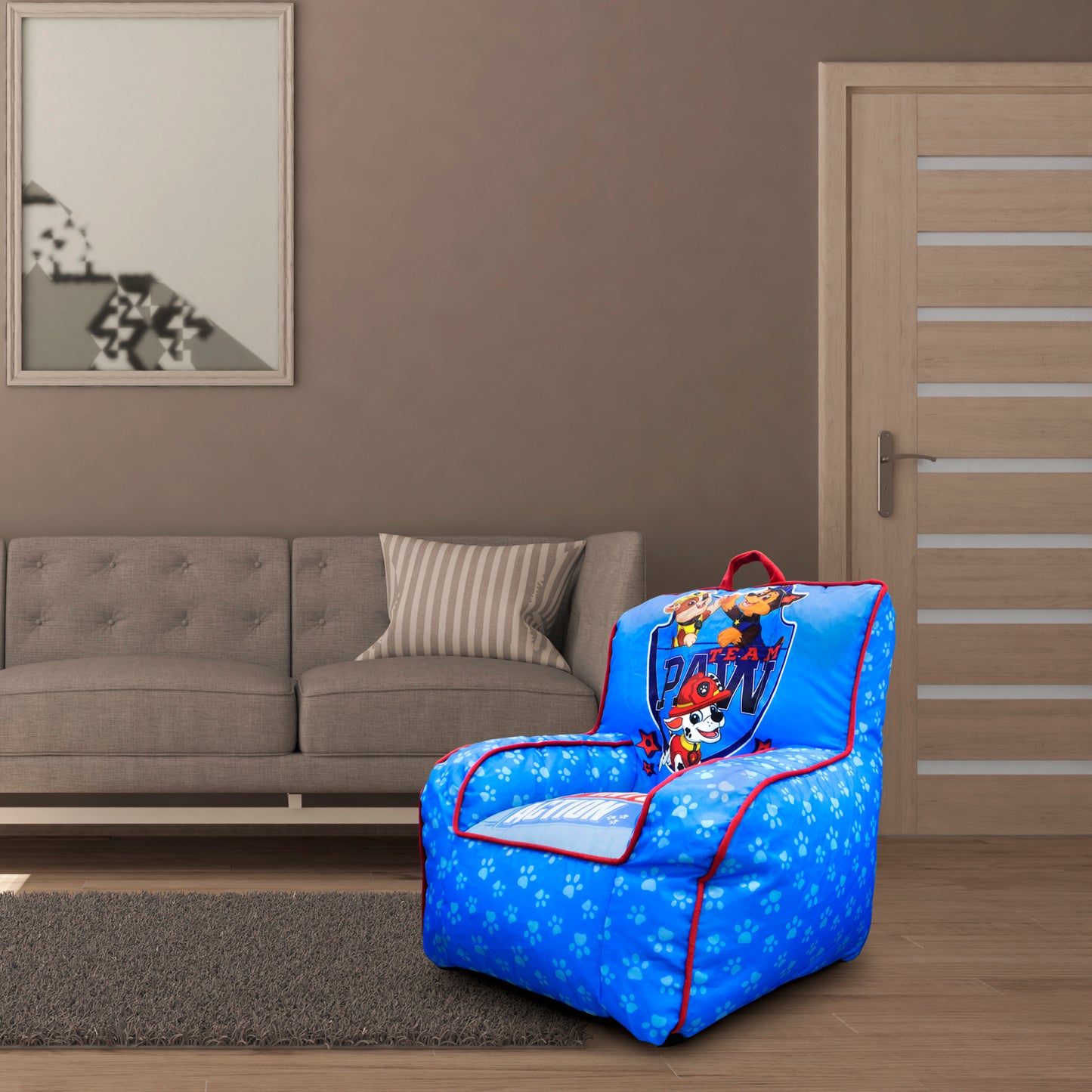 Sillón puff infantil Paw Patrol