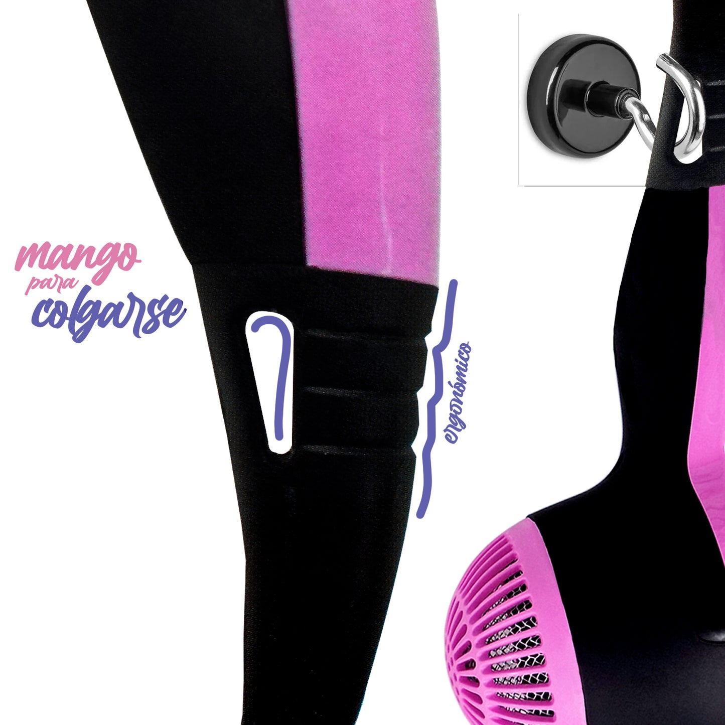 Secadora de Cabello con Boquilla