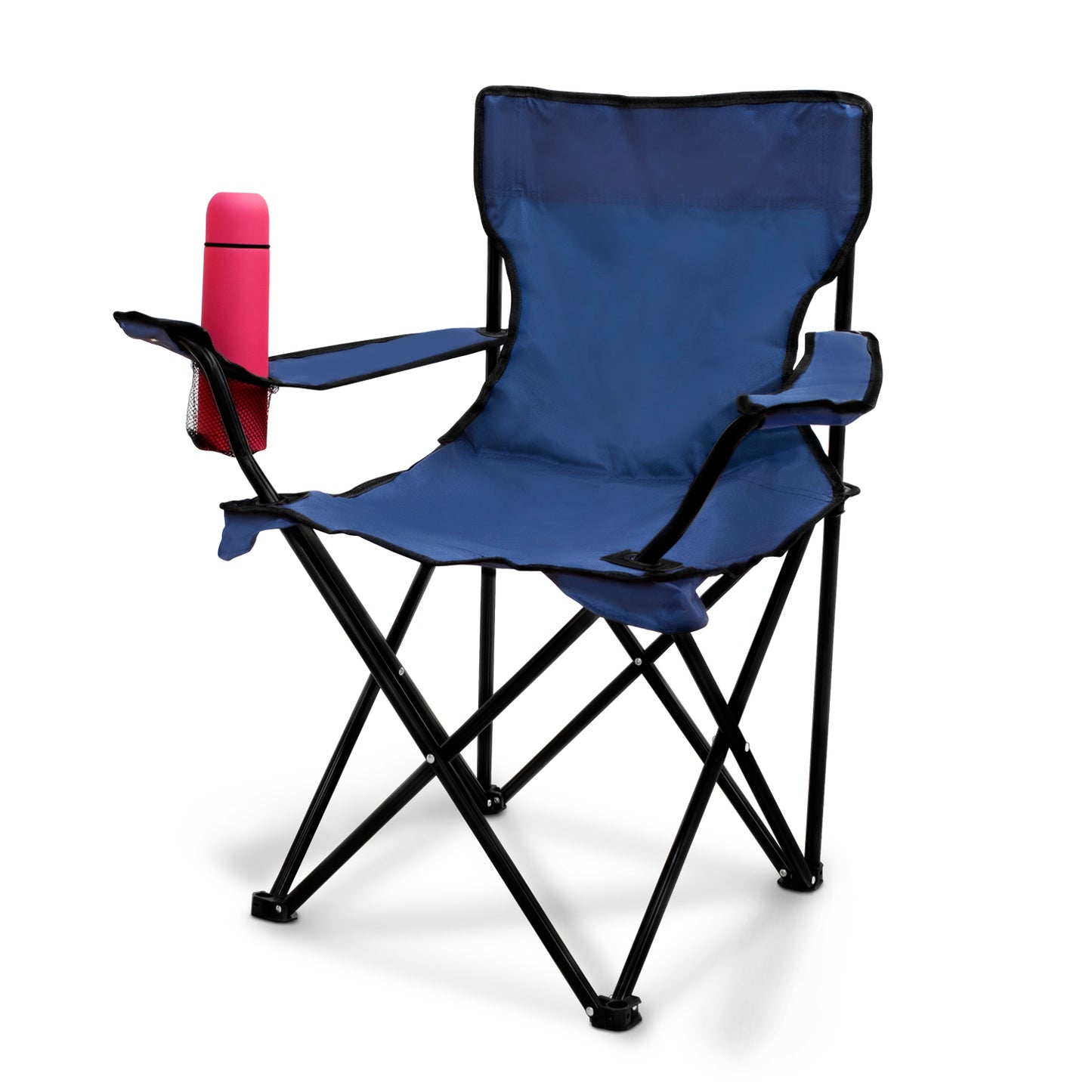 Silla plegable para camping, playa, jardín color AZUL